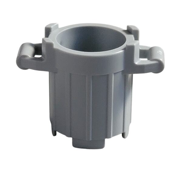 LEGO Trash Can with 4 Cover Holders 92926 Light Bluish Gray Container Piece Part - Picture 1 of 4